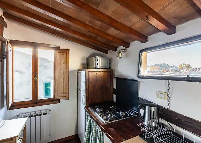 公寓 Guesthost - The Florentine Rooftop - Santo Spirito Experience *